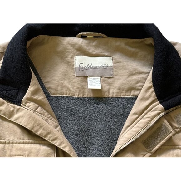 Fieldmaster Mens Khaki Utility Vest XL Multiple Pockets Hiking Hunting Camping - Picture 6 of 7